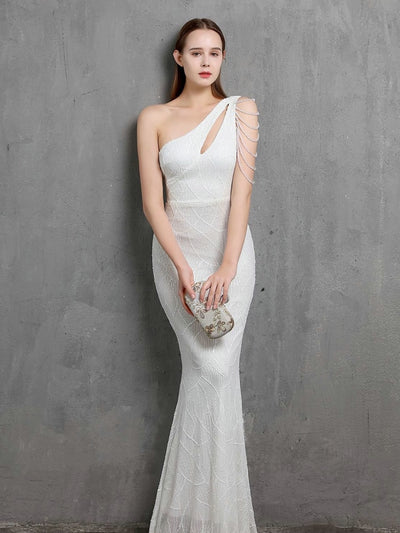 BH269 One Shoulder Sequin Homecoming dresses (3 Colors)