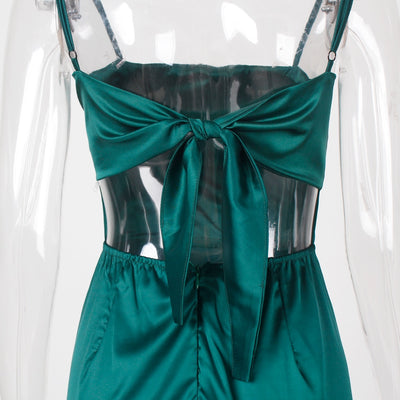 MX285 Spaghetti Strap 2 Splits dresses (3 Colors )