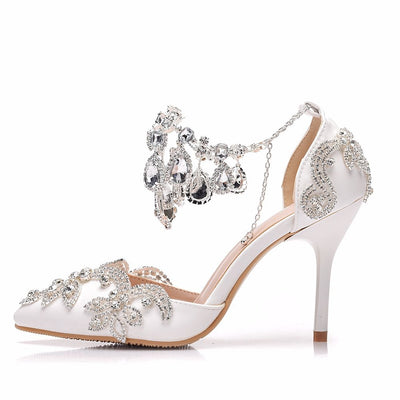 BS313 Diamonds Wedding heels
