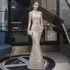 PP609 Light champagne sequin Evening Dresses