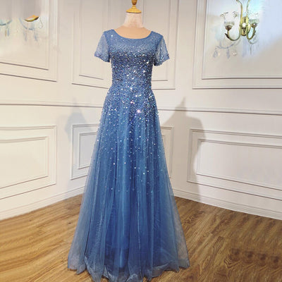 LG420 Handmade Bling Bling A-line Evening Gowns (6 Colors)
