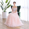 LG339 Real Photo puffy ruffle Evening gowns(7 Colors)