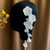 BJ552 Beautiful Flower fabric long Bridal hair Accessories
