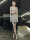 MX324 Simple sequin short Party Dresses ( 3 Colors )