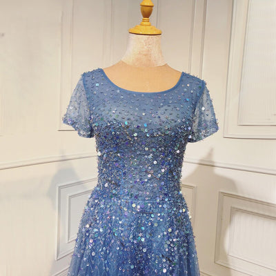 LG420 Handmade Bling Bling A-line Evening Gowns (6 Colors)