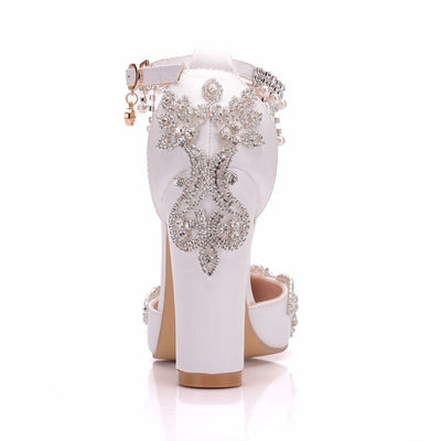 BS314 Wedding Square High Heels
