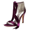 BS115 Crystals Tassel Bridal Shoes ( 13 Colors )