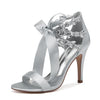 BS114 Rhinestones satin Bridal Heels ( 13 Colors)