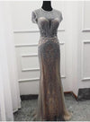 LG137 Glamorous full diamond Evening Gowns(5 Colors)