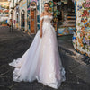 CW951 Off the Shoulder A-line  Wedding Dress