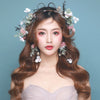 BJ368 Korean flower headband+Earrings