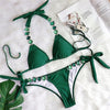 SW13 Diamond halter Bikini sets ( 10 Colors )