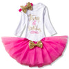 FG287 : 4PCS Party toddler Girl outfits sets(5 Colors)