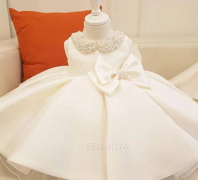 FG210 White Princess Girl Dresses