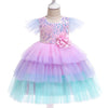 FG371 Children Dresses ( Purple/Pink )