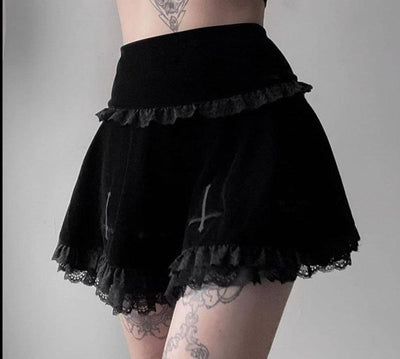 CK79 Velvet Mini Skirt