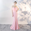 PP297 Big Bow Strapless mermaid Prom dresses(6 Colors)