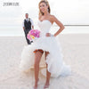 SS93 Sweetheart Hi Low Beach Wedding Dresses