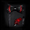 GM09 : 63 Feather Styles Set of Bow tie+Brooch for Grooms