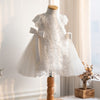 FG532 Ivory Lace Flower Girl dress
