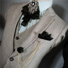 GM32 : 3PCS Korean fashion Bow Tie Sets for grooms (11 Colors)