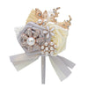 DIY300 Wedding matching Color Boutonniere & Wrist ( 8 Colors)