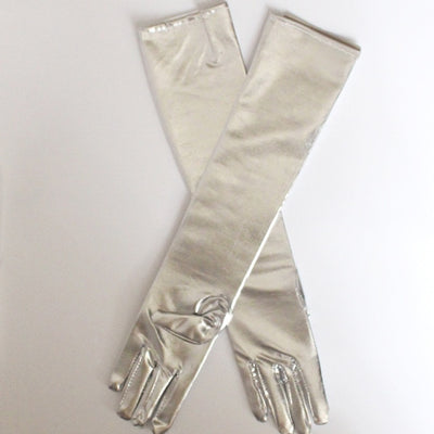 BV108 Leather Metallic Gloves for Party ( 7 Colors )