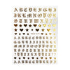 BC08 : 3D Letter sticker for DIY Nail Decoration ( 3 Colors )