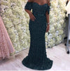 LG253 Spaghetti Strap 3D flower beaded Mermaid Evening Dresses(6 Colors)