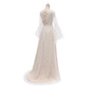 CW490 Flare sleeve Boho wedding dress