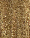 PP524 Puff sleeve sequin Prom dress with belt ( Custom colors )