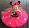 FG153 Minnie Crochet Tutu dress+Headband (4 Colors)