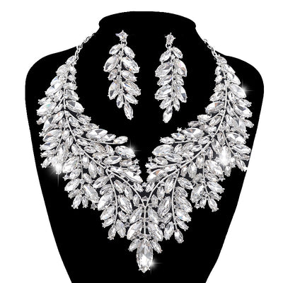 BJ336 Luxurious Wedding Jewelry sets (6 Colors)