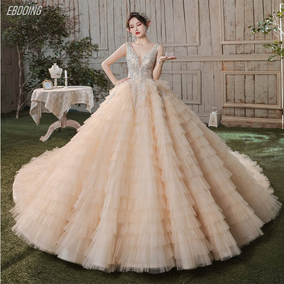 CG244 Luxurious Colored Wedding Gowns