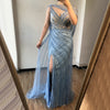 LG218 Plus size Luxury V-neck full Diamond Beading Pageant Gowns(4 Colors)