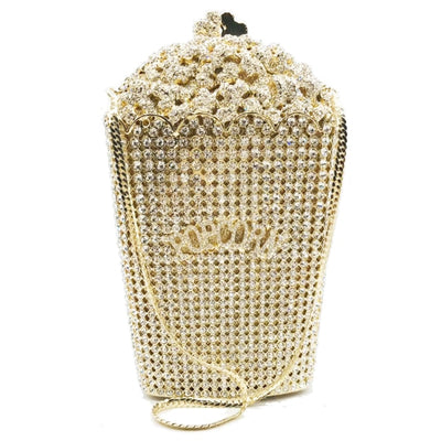 CB271 Luxury diamond popcorn design Evening Clutch Bags (14 colors )