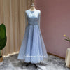 SS170 Luxurious beaded Midi Wedding Gowns ( 4 Colors )