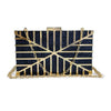 CB285 Simple Gold Glitter Evening Clutch Bags ( 5 Colors )