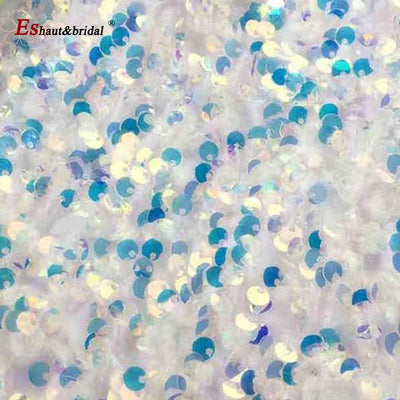 LG475 Real picture sequined mermaid Gown with detachable train