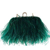 CB329 Luxury Ostrich Feather Party Clutch Bags ( 11 Colors )