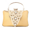 CB202 Pearl Beaded Evening Clutch Bags (4 Colors)