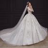 HW298 Sweetheart Beading Lace Up Ball Gown Bridal Dress