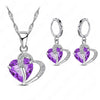 BJ398 Heart Design jewelry sets (9 Colors )