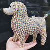 CB333 Luxury diamond poodles shaped Party clutch Purses ( 5 Colors )