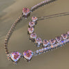 BJ491 : 3 styles Trendy Heart Necklace