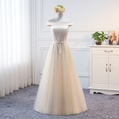BH309 Champagne Bridesmaid Dresses