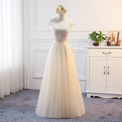 BH309 Champagne Bridesmaid Dresses