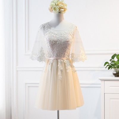 BH309 Champagne Bridesmaid Dresses