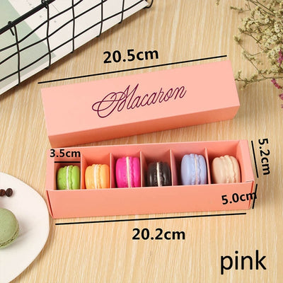 DIY346 Macaron Boxes for weddings & parties  ( 4 Colors )