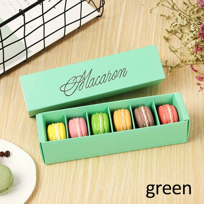 DIY346 Macaron Boxes for weddings & parties  ( 4 Colors )